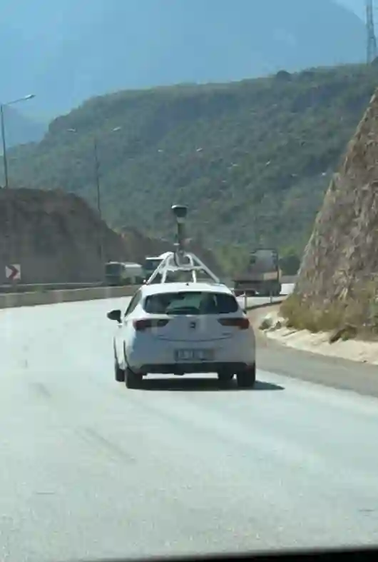 Picture of a Google Car spotted in Antalya, Turkey on September 23, 2024.