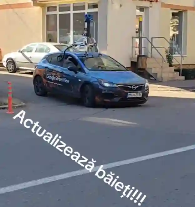 Picture of a Google Car spotted in Gherla, Cluj County, Romania on October 23, 2024.
