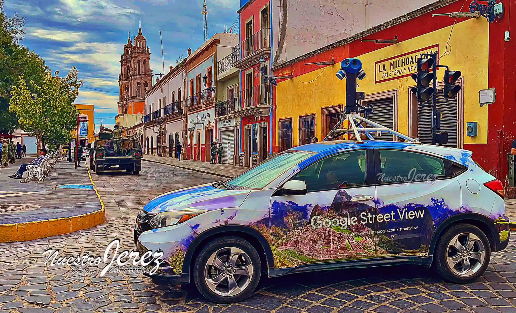 Picture of a Google Car spotted in Jerez de García Salinas, Zacatecas, Mexico on October 25, 2024.