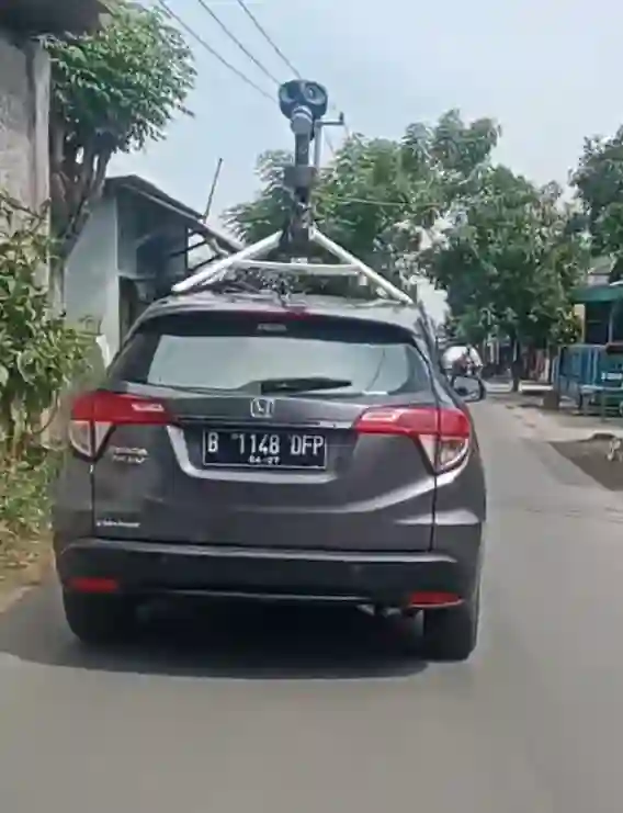 Picture of a Google Car spotted in Karawang, West Java, Indonesia on October 18, 2024.