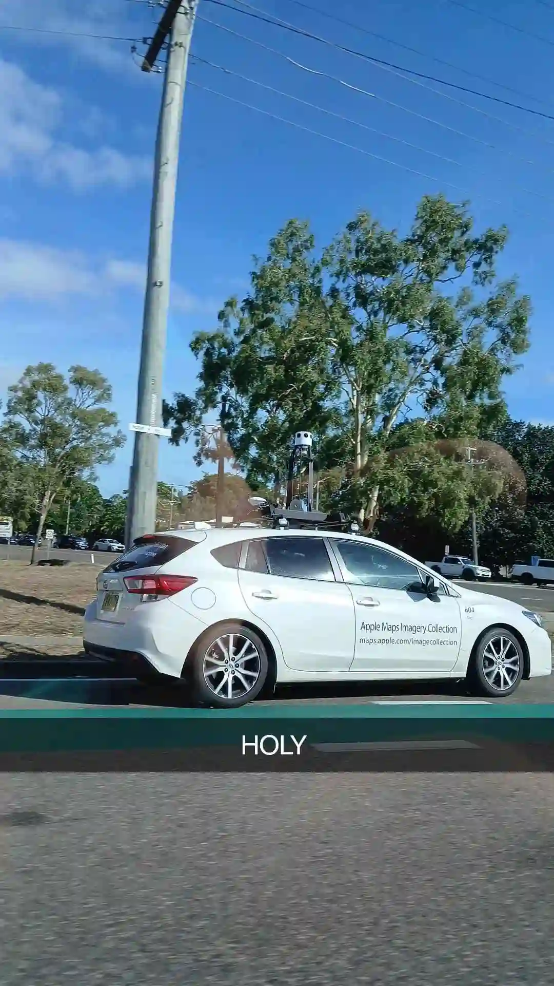 Picture of a Apple Car spotted in Townsville, Queensland, Australia on November 1, 2024.