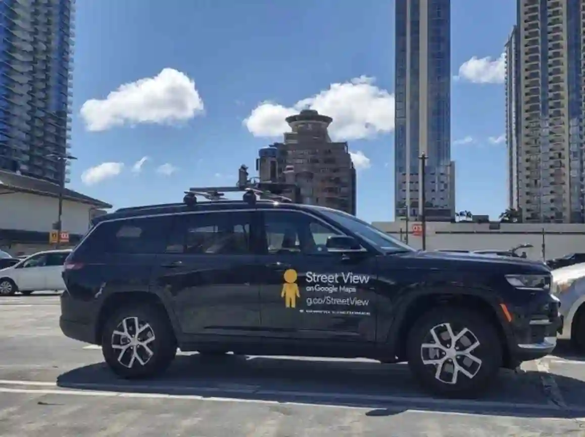 Picture of a Google Car spotted in Honolulu, Hawaii, United States on October 21, 2024.