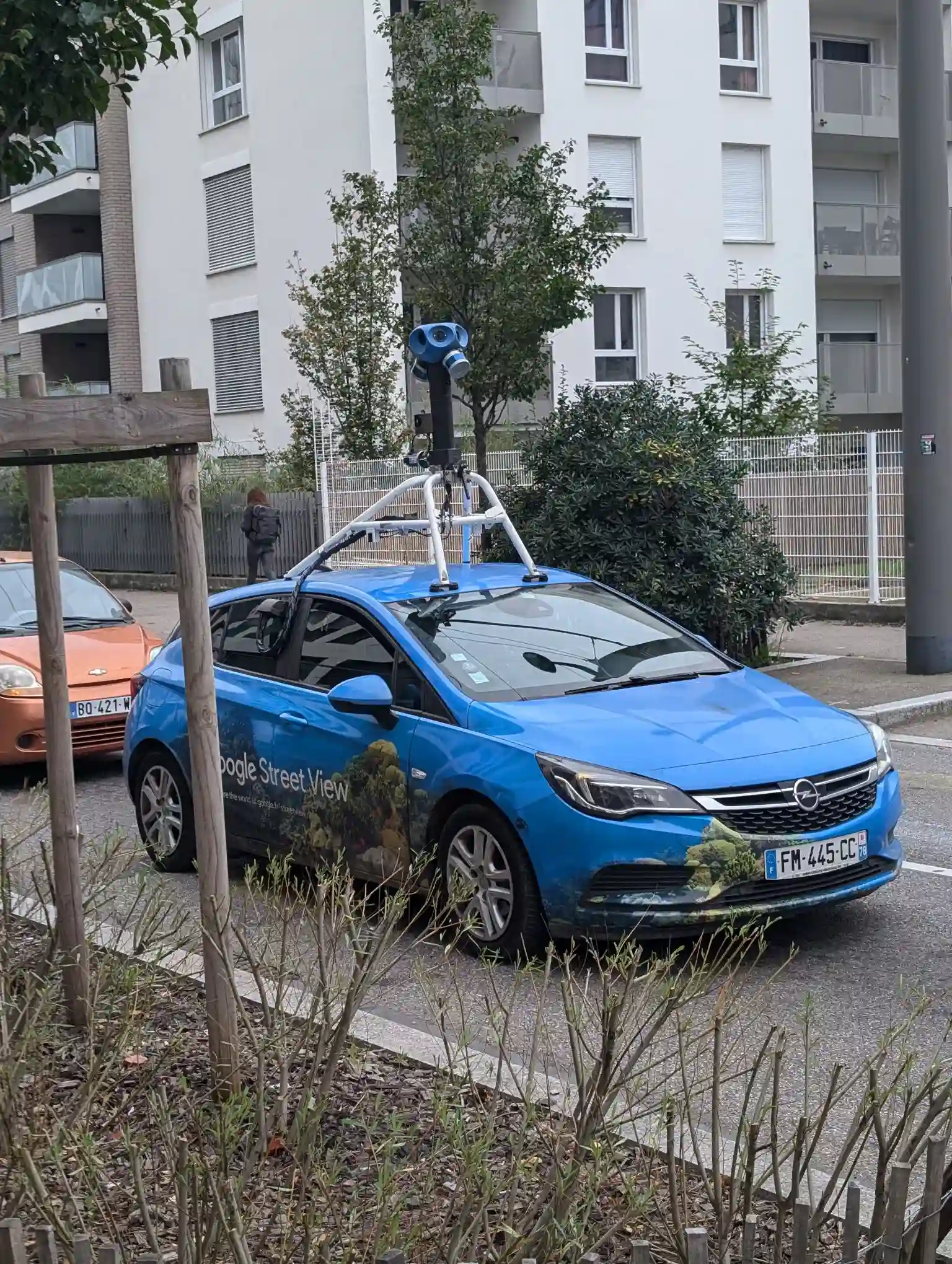 Picture of a Google Car spotted in Lyon, Auvergne-Rhône-Alpes, France on October 31, 2024.