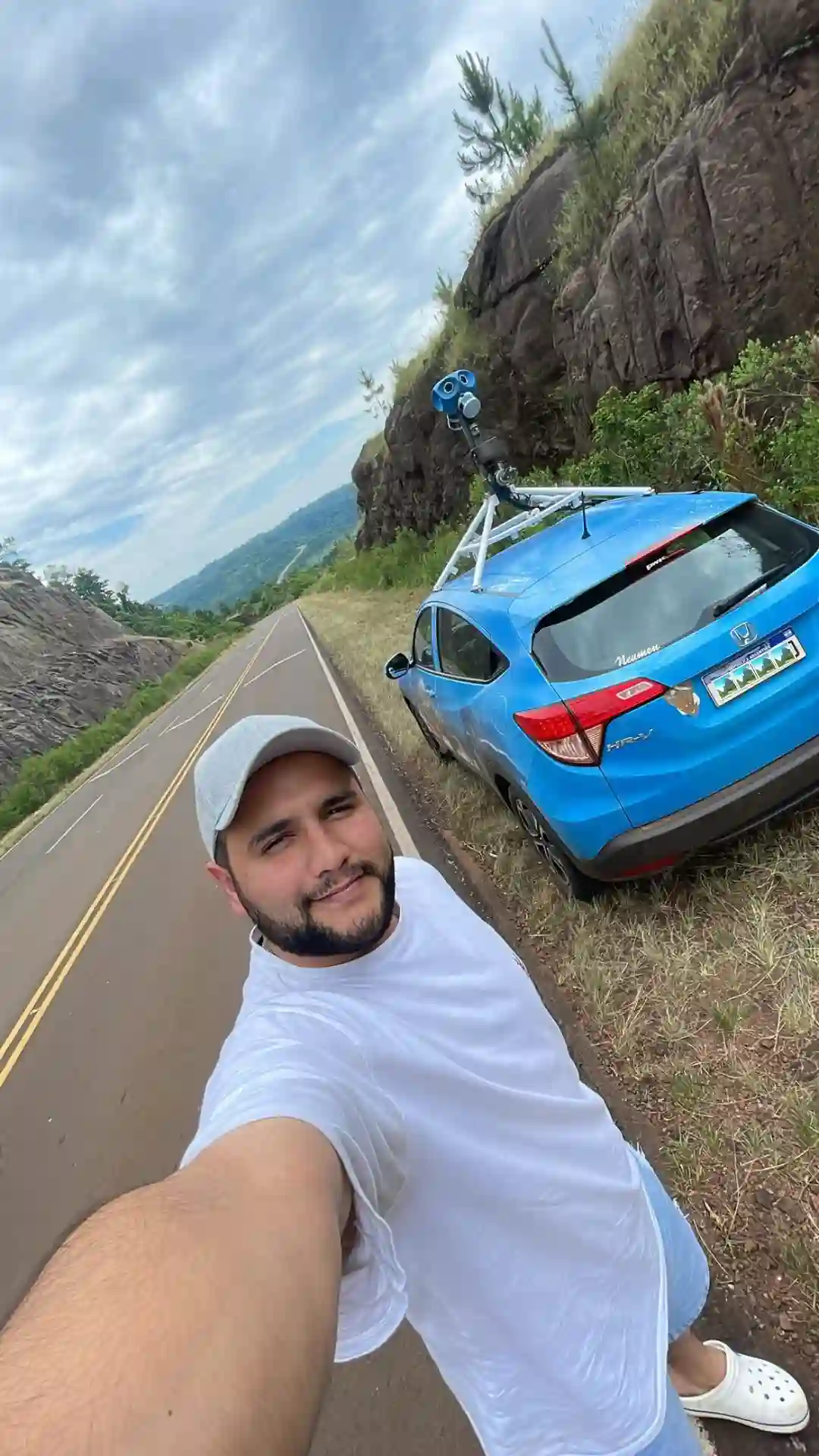 Picture of a Google Car spotted in Veinticinco de Mayo, Misiones Province, Argentina on November 1, 2024.