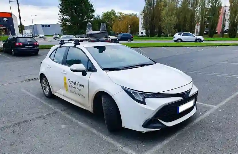 Picture of a Google Car spotted in Sarreguemines, Grand Est, France on November 3, 2024.