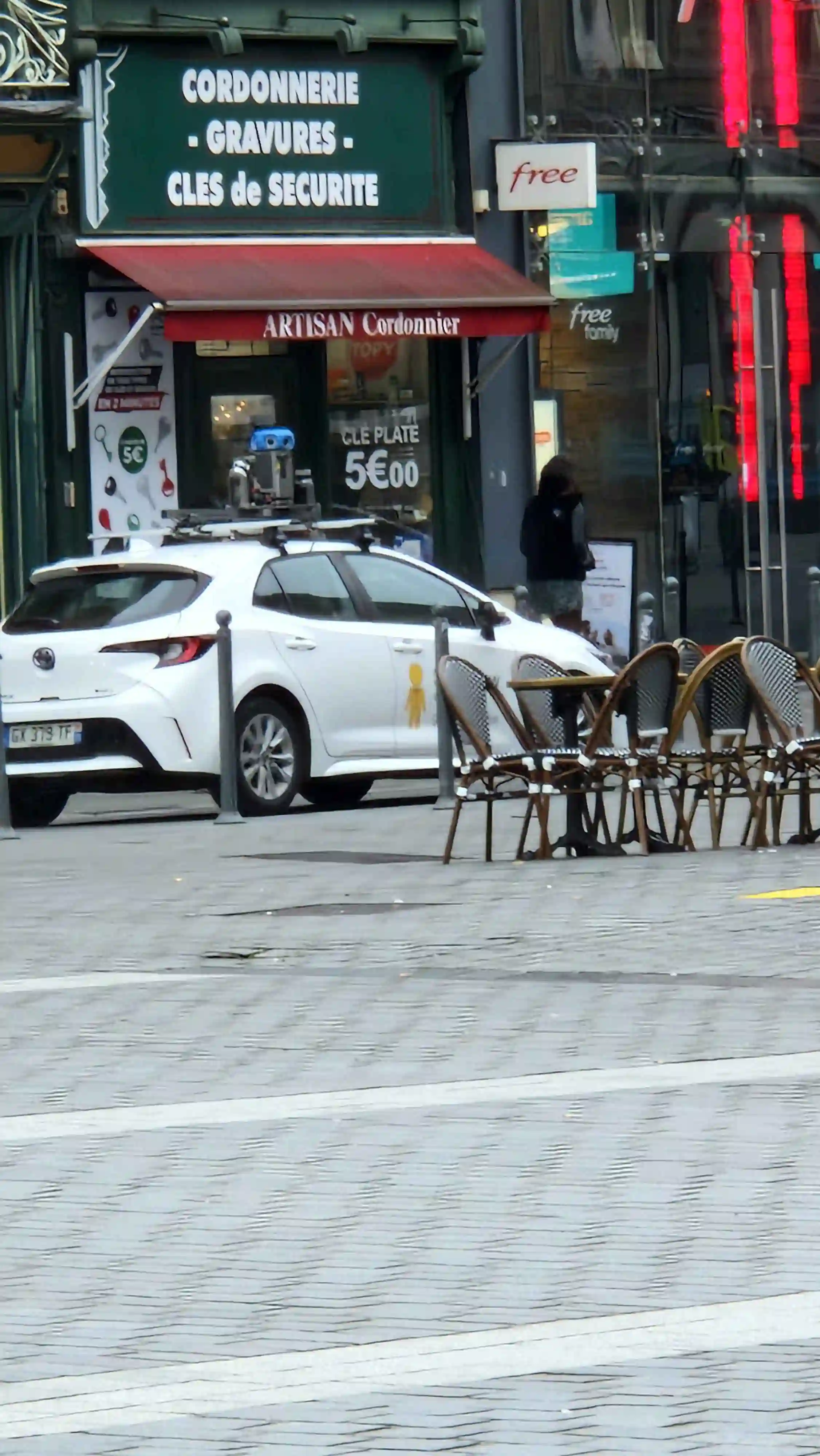 Picture of a Google Car spotted in Lille, Nord, France on November 5, 2024.