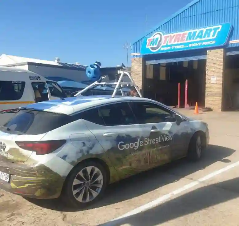 Picture of a Google Car spotted in Mossel Bay, Western Cape, South Africa on October 31, 2024.
