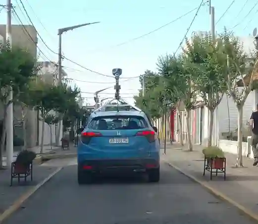 Picture of a Google Car spotted in Villa de Merlo, San Luis Province, Argentina on November 5, 2024.