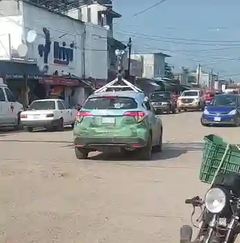 Picture of a Google Car spotted in Los Naranjos, Veracruz, Mexico on November 4, 2024.