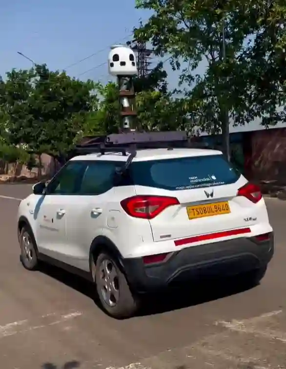 Picture of a Apple Car spotted in Bharatpur, Rajasthan, India on November 5, 2024.