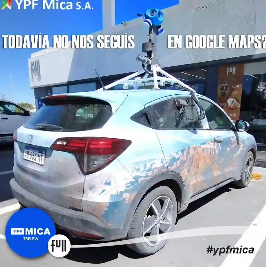Picture of a Google Car spotted in Trelew, Chubut, Argentina on November 6, 2024.