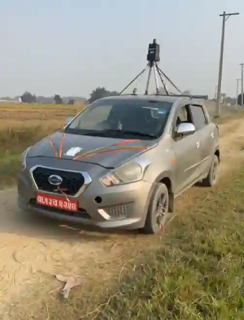 Picture of a Google Car spotted in Butwal, Lumbini Province, Nepal on November 11, 2024.