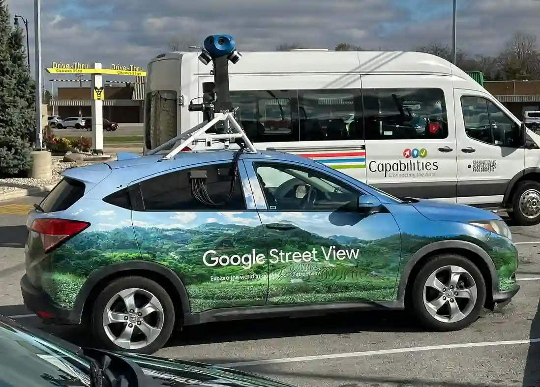 Picture of a Google Car spotted in Lima, Ohio, USA on November 11, 2024.
