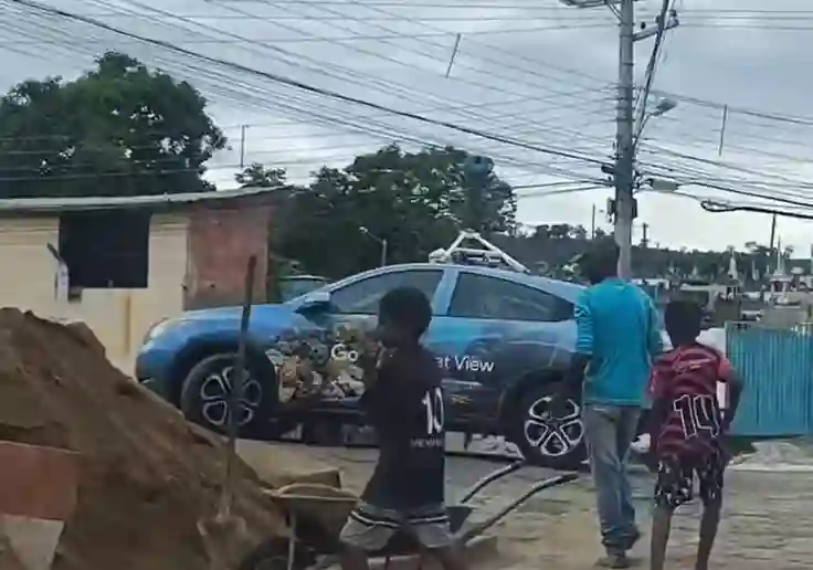 Picture of a Google Car spotted in Rio Casca, State of Minas Gerais, Brazil on November 13, 2024.