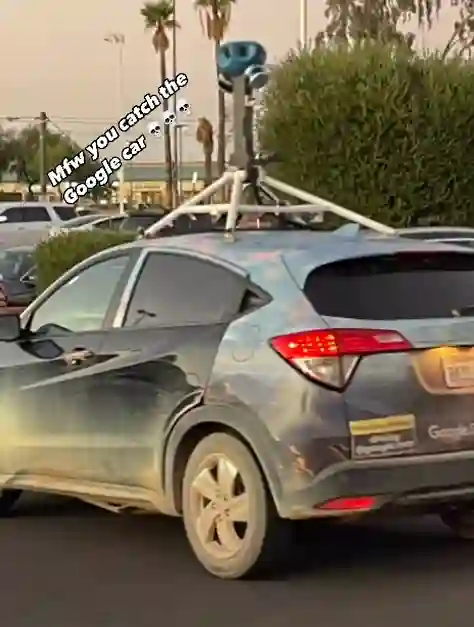Picture of a Google Car spotted in Mesa, Arizona, USA on November 13, 2024.