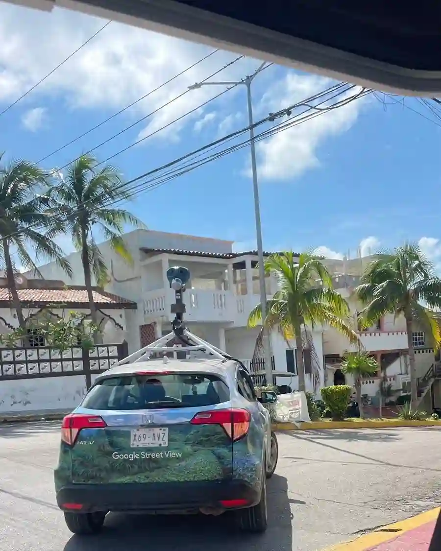 Picture of a Google Car spotted in Isla Mujeres, Quintana Roo, Mexico on November 13, 2024.