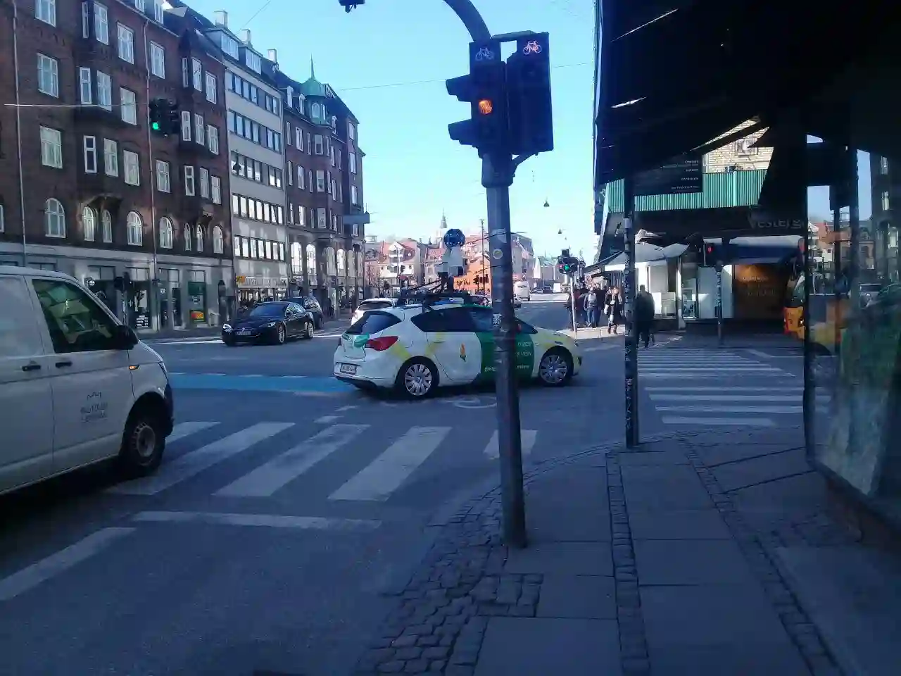 Picture of a Google Car spotted in Copenhagen, Capital Region of Denmark, Denmark on February 27, 2019.