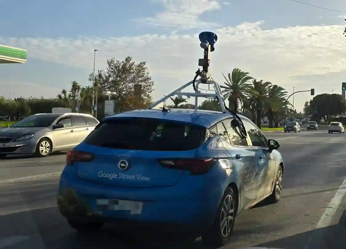 Picture of a Google Car spotted in Chiclana de la Frontera, Andalusia, Spain on November 15, 2024.