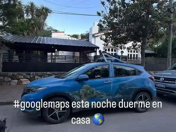 Picture of a Google Car spotted in La Cumbre, Córdoba, Argentina on November 8, 2024.