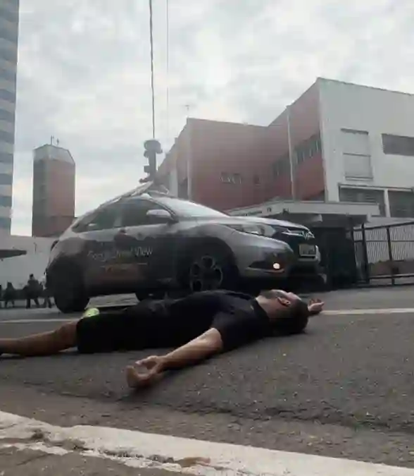 Picture of a Google Car spotted in São Paulo, Brazil on November 13, 2024.