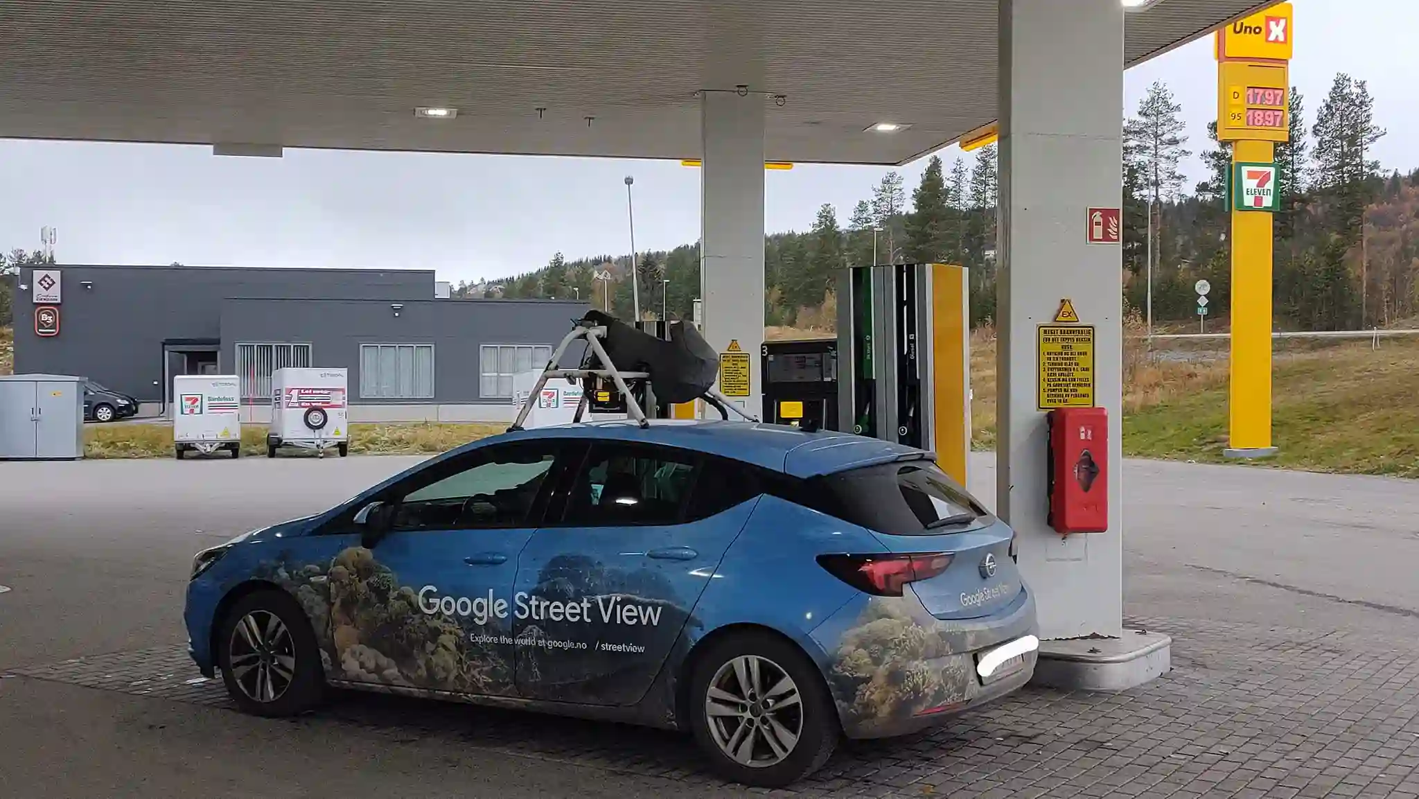 Picture of a Google Car spotted in Bardufoss, Troms, Norway on October 8, 2024.