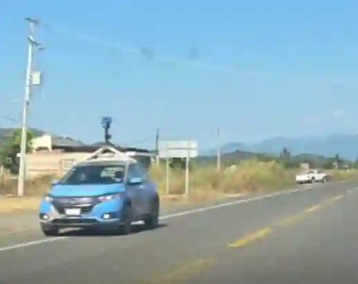 Picture of a Google Car spotted in Tomatlán, Jalisco, Mexico on November 21, 2024.