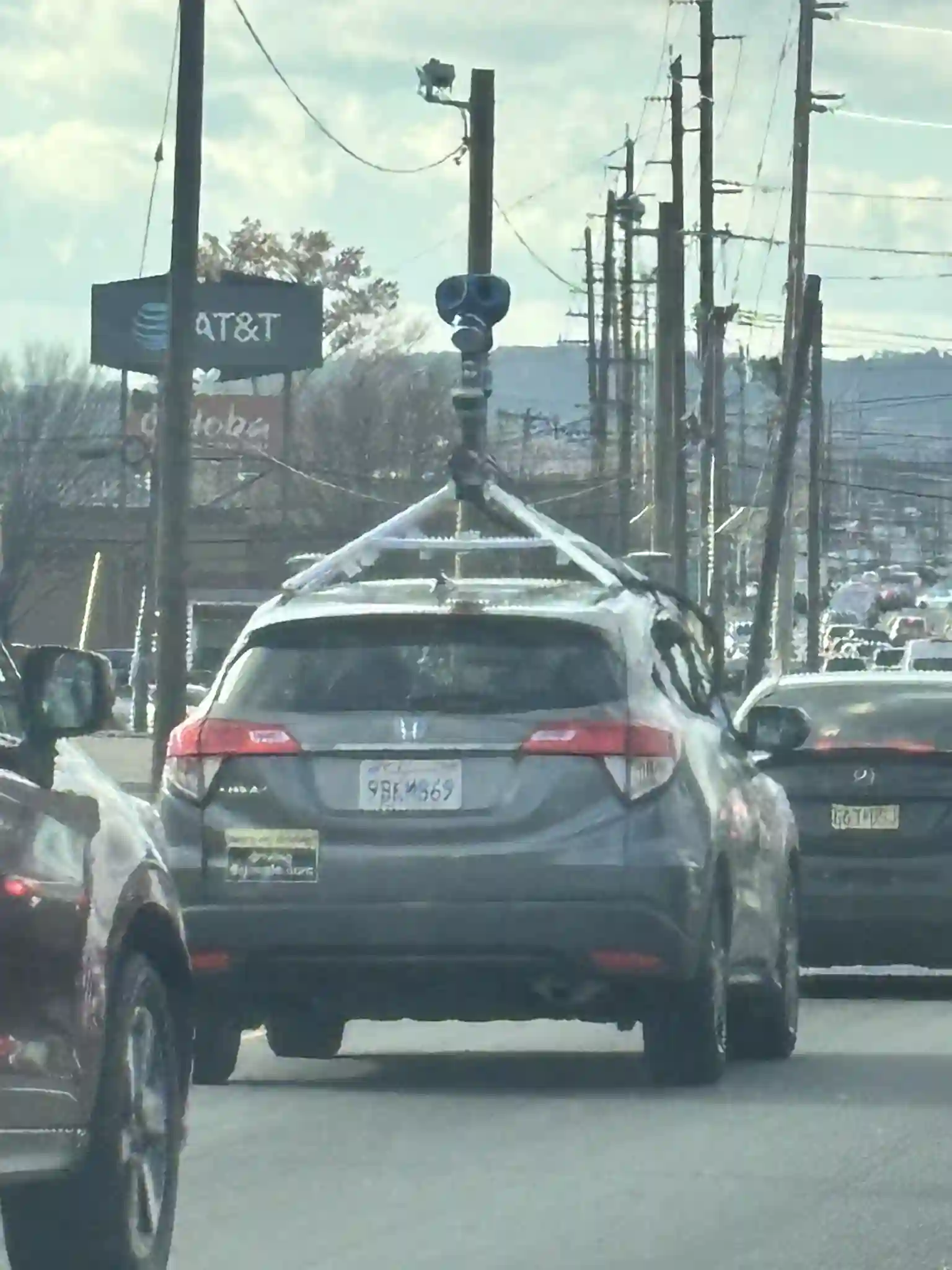 Picture of a Google Car spotted in Union Township, New Jersey, United States on November 26, 2024.