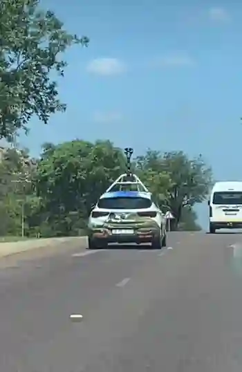 Picture of a Google Car spotted in Limpopo, South Africa on November 27, 2024.