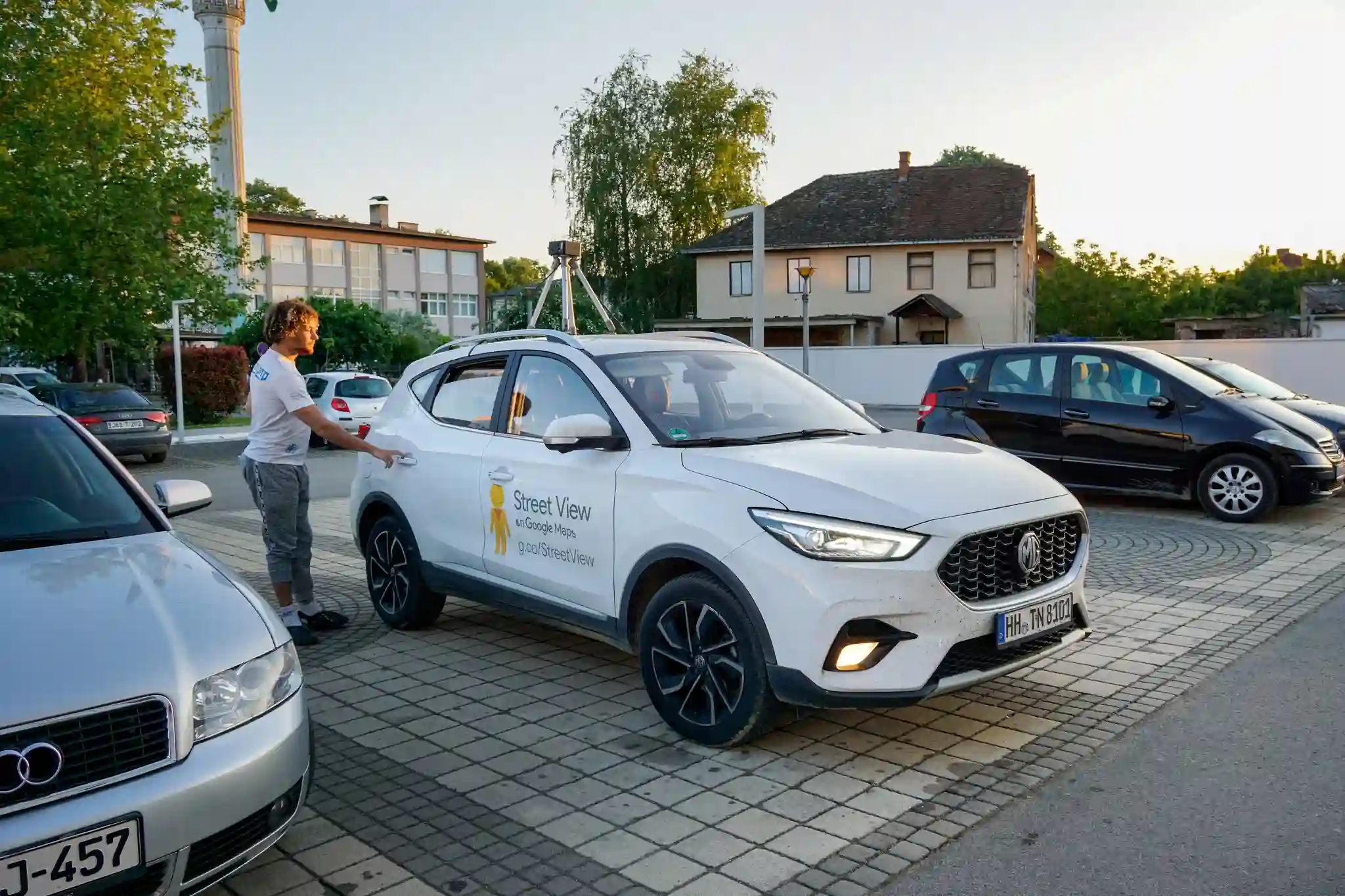 Picture of a Google Car spotted in Kozarska Dubica, Republika Srpska, Bosnia and Herzegovina on May 10, 2024.