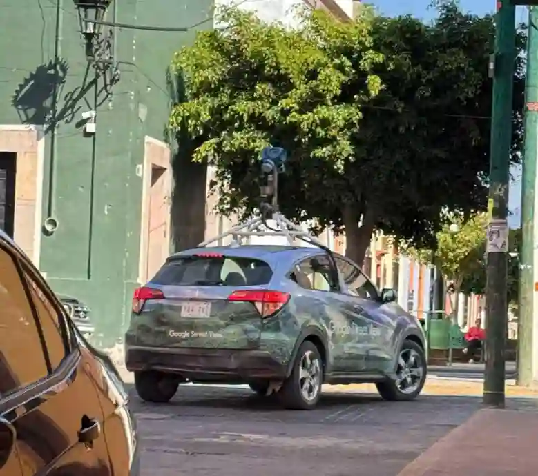 Picture of a Google Car spotted in Salvatierra, Guanajuato, Mexico on November 14, 2024.