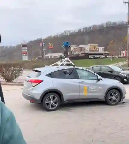 Picture of a Google Car spotted in Elkview, West Virginia, USA on November 27, 2024.