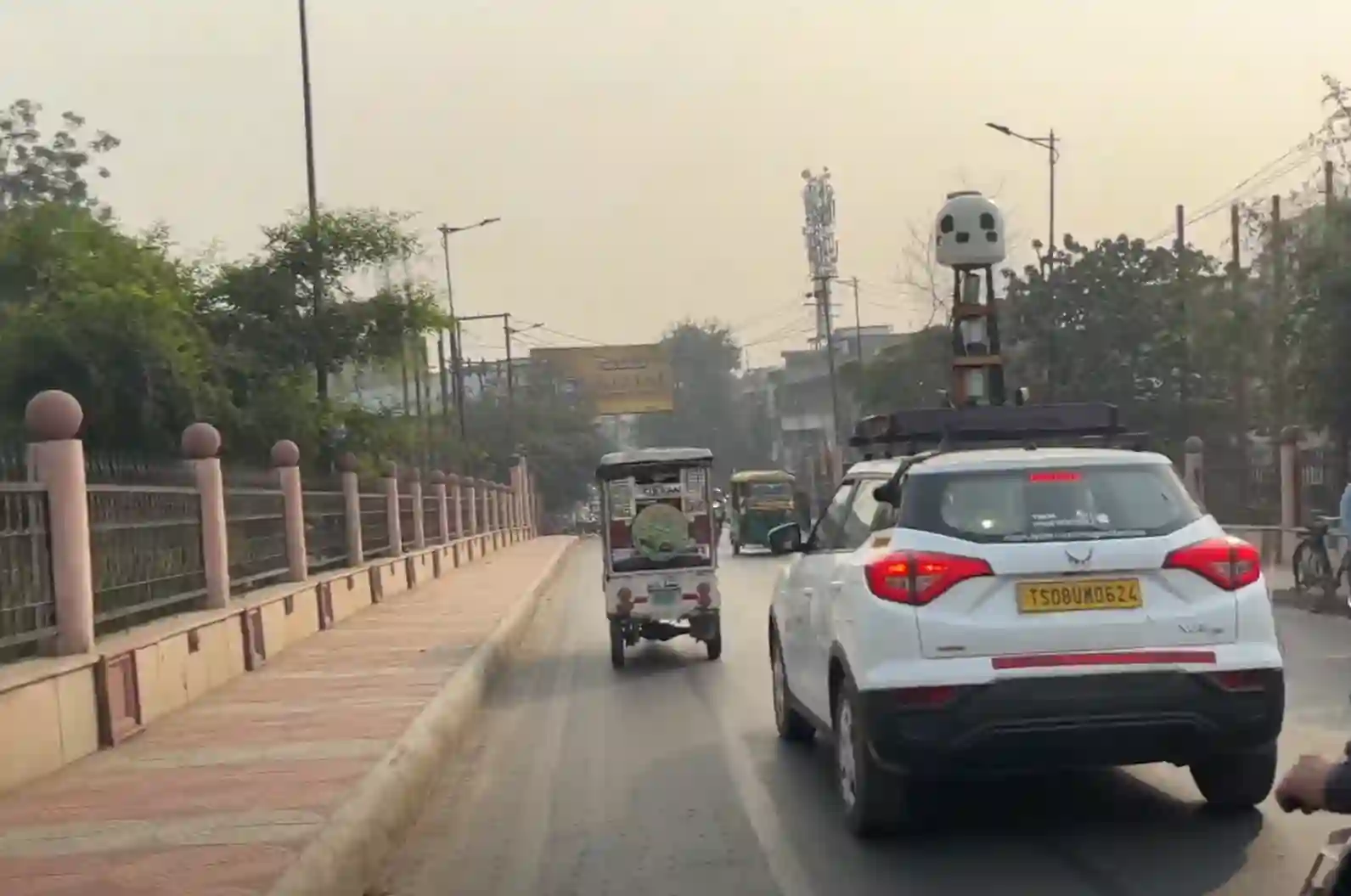 Picture of a Apple Car spotted in Saharanpur, Uttar Pradesh, India on November 27, 2024.