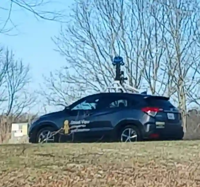 Picture of a Google Car spotted in La Valle, Wisconsin, USA on November 30, 2024.
