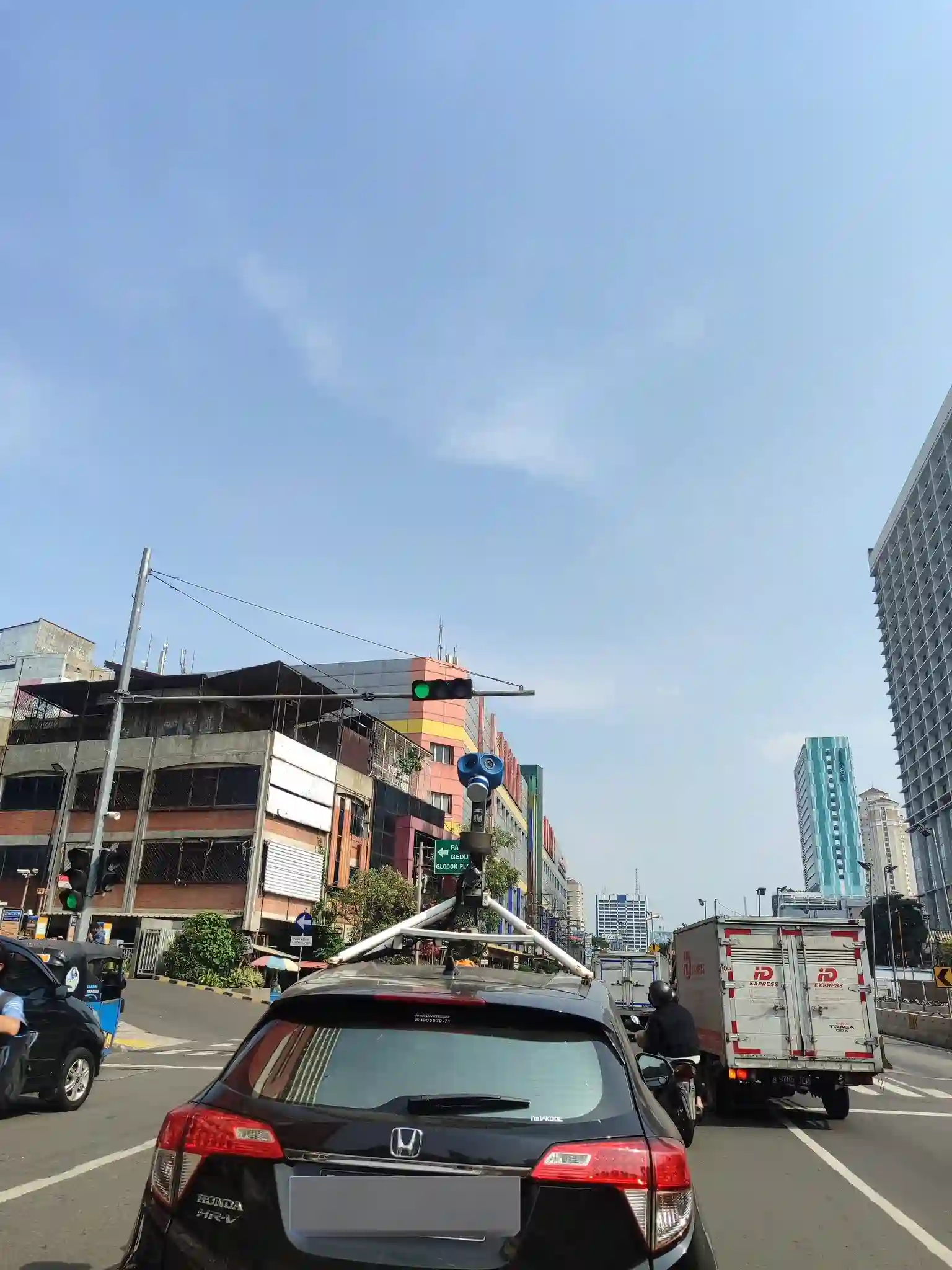Picture of a Google Car spotted in West Jakarta, Jakarta, Indonesia on October 5, 2024.