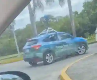 Picture of a Google Car spotted in Cancún, Quintana Roo, Mexico on November 6, 2024.