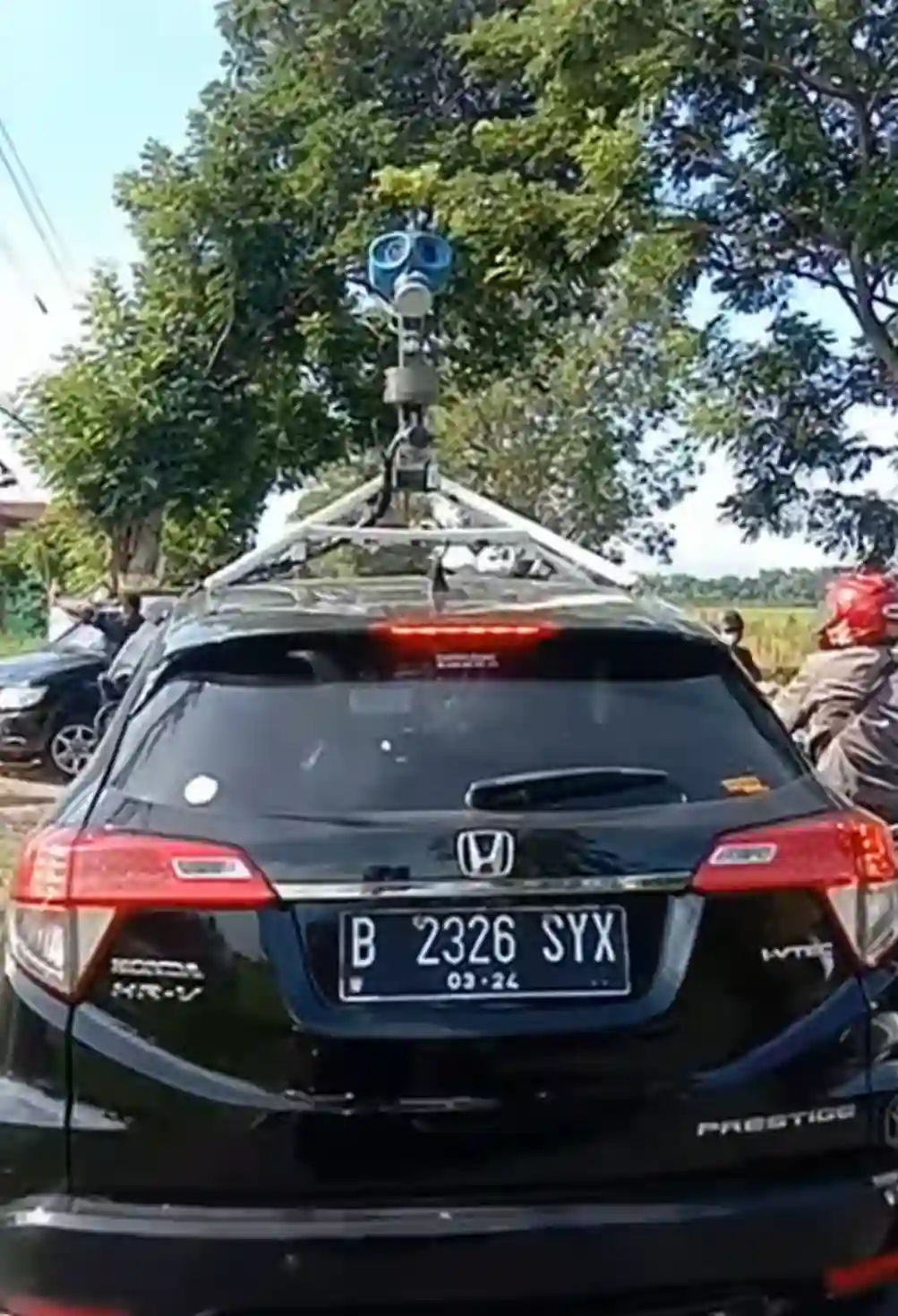 Picture of a Google Car spotted in Surakarta, Central Java, Indonesia on November 20, 2024.
