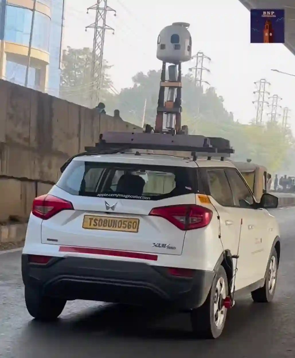 Picture of a Apple Car spotted in Ludhiana, Punjab, India on December 2, 2024.