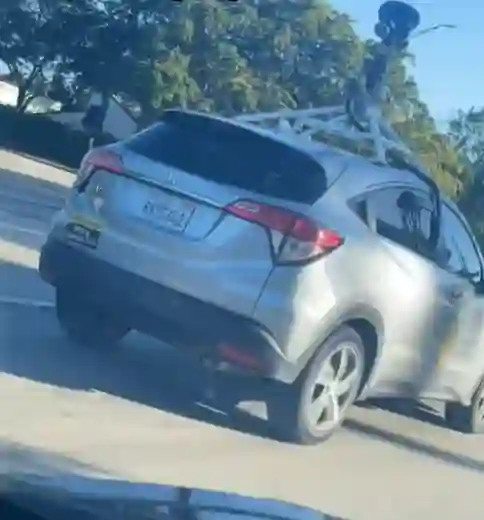Picture of a Google Car spotted in Florida, United States on December 2, 2024.