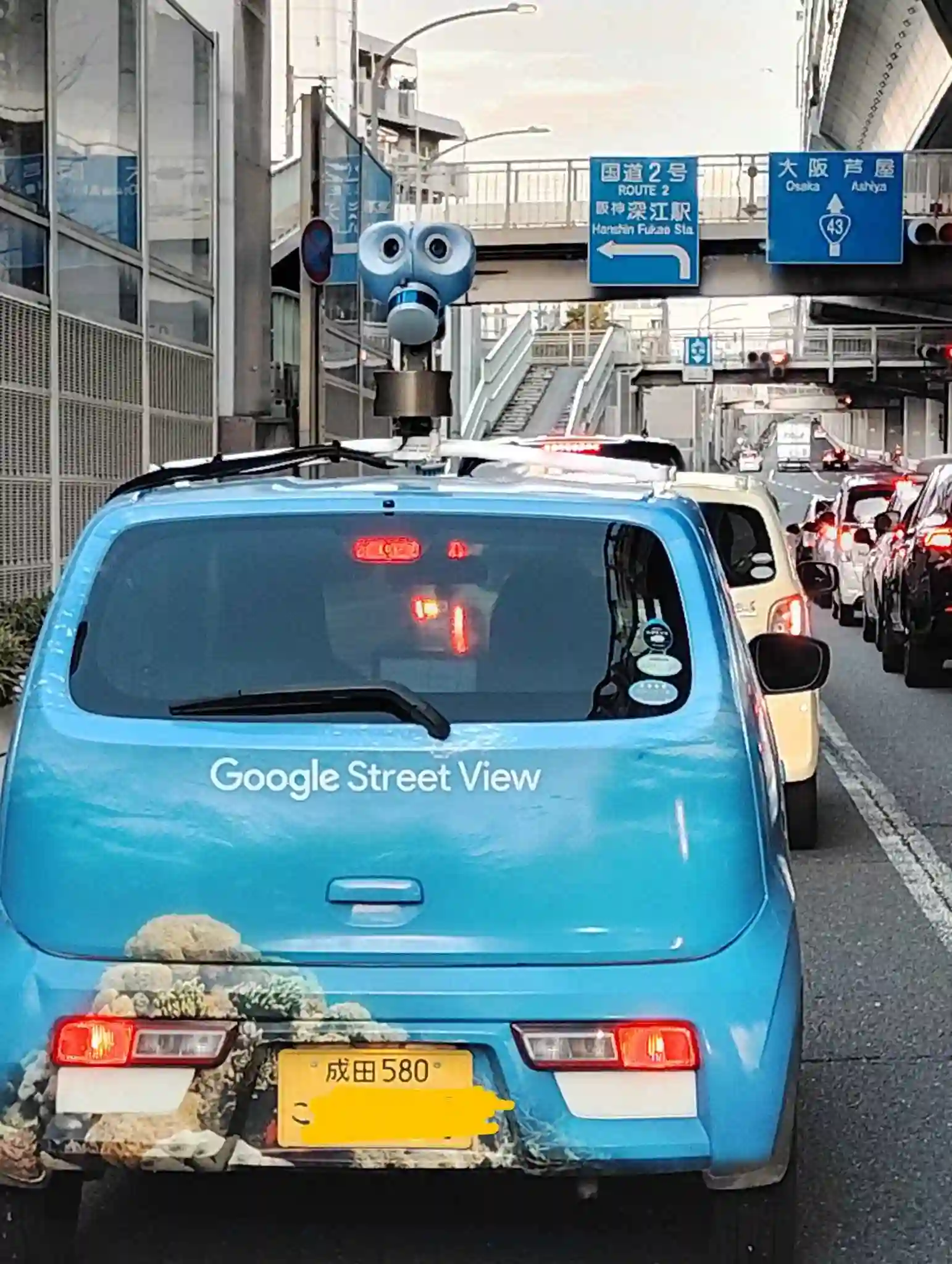 Picture of a Google Car spotted in Kobe, Hyogo, Japan on December 4, 2024.