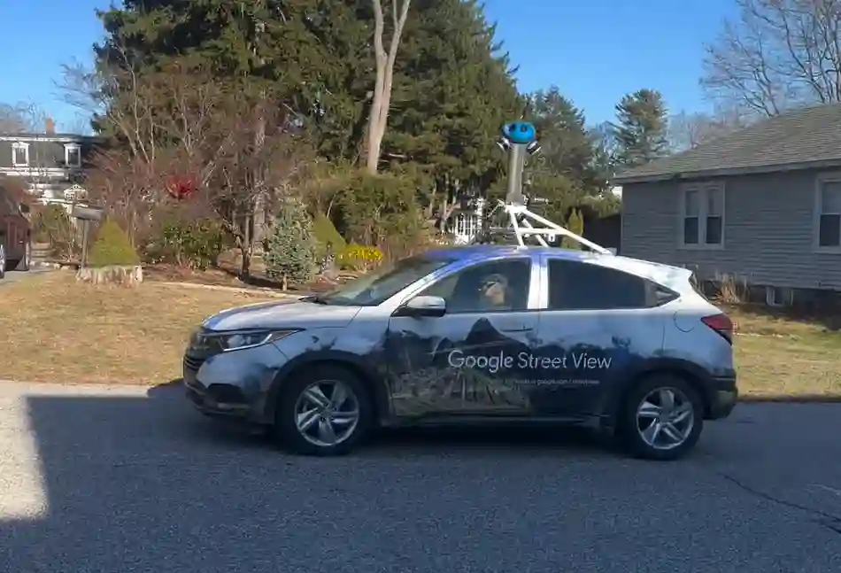 Picture of a Google Car spotted in South Portland, Maine, USA on December 6, 2024.