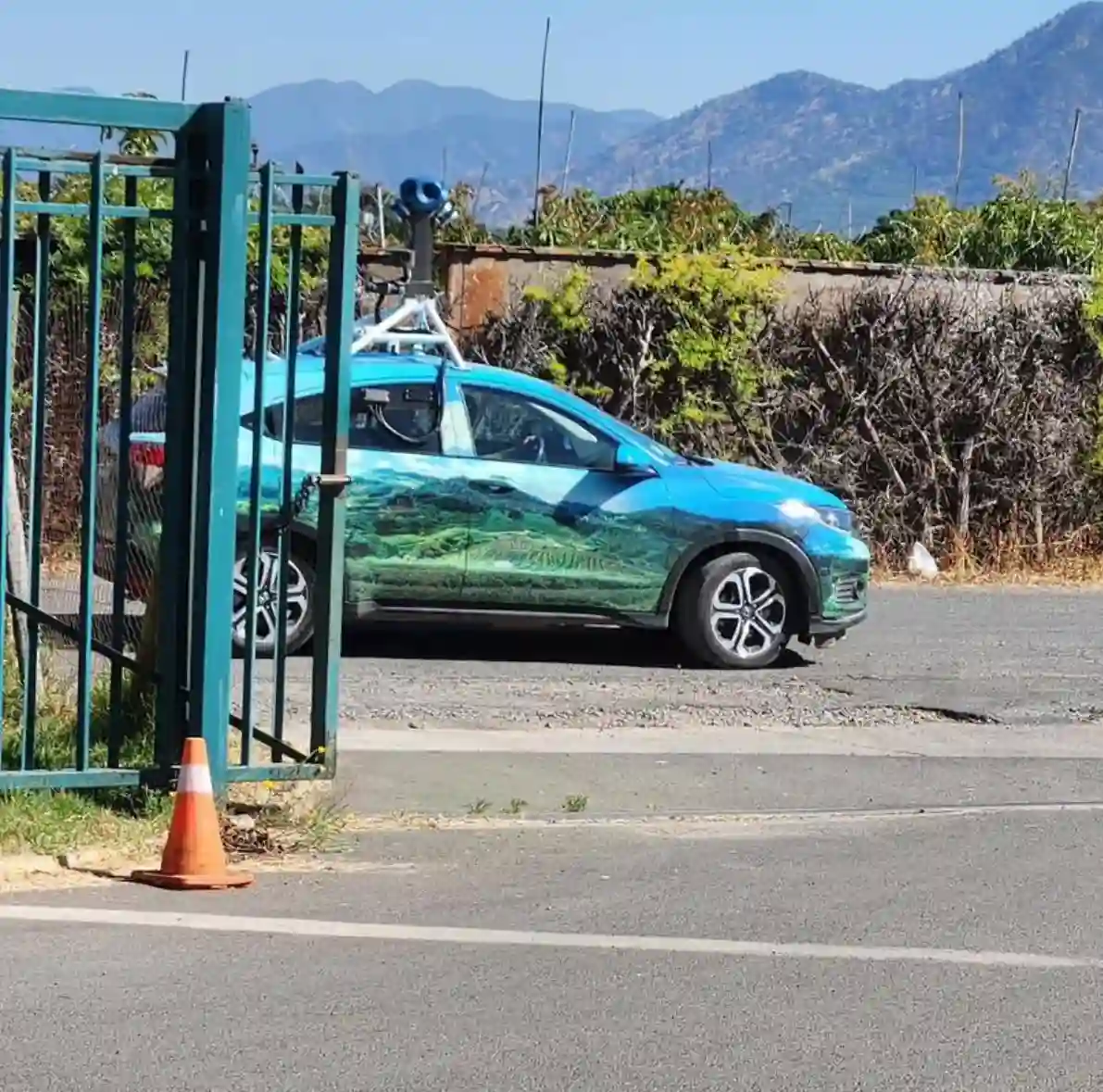 Picture of a Google Car spotted in Hijuelas, Valparaíso, Chile on December 6, 2024.