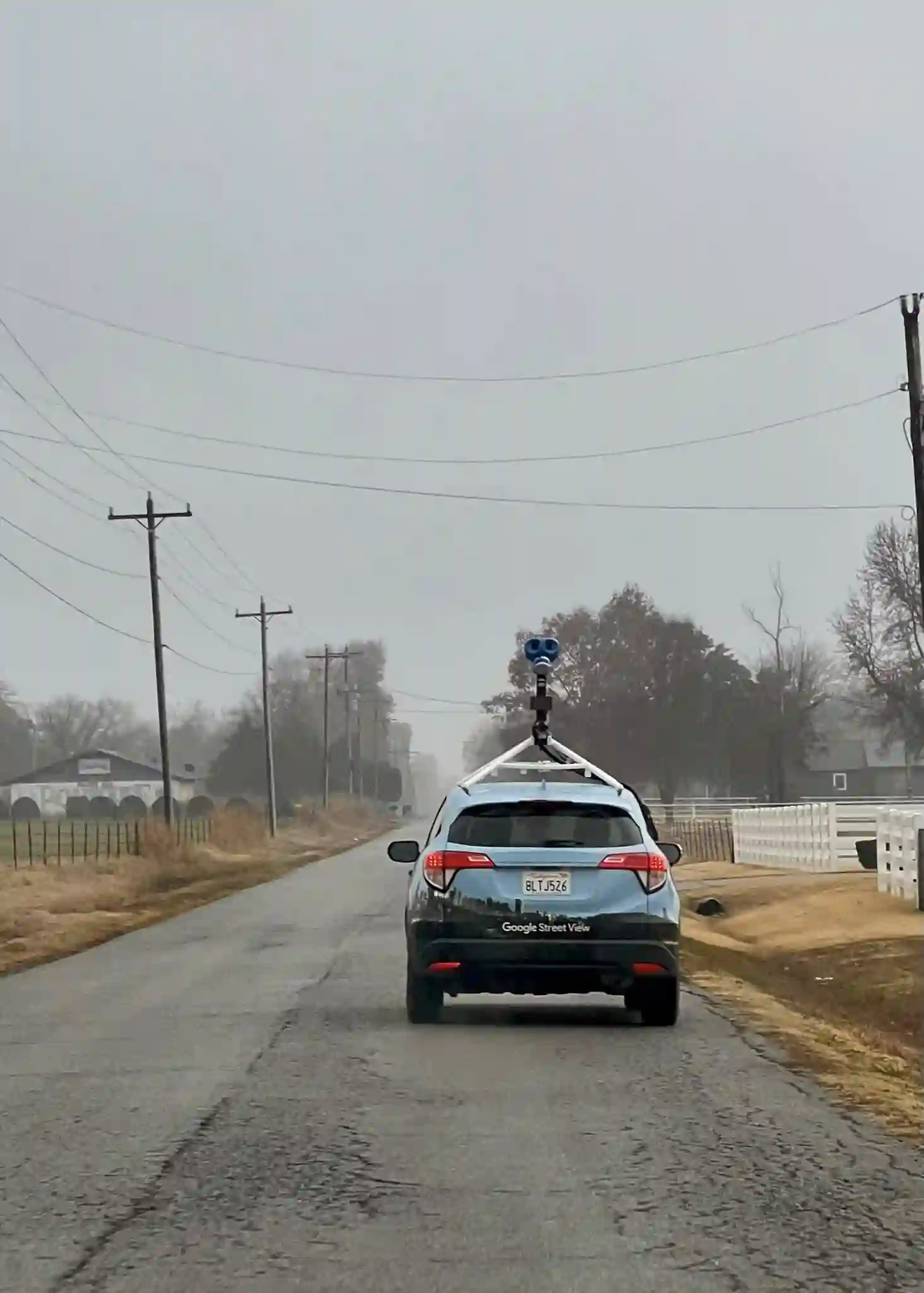 Picture of a Google Car spotted in Morris, Oklahoma, United States on December 9, 2024.