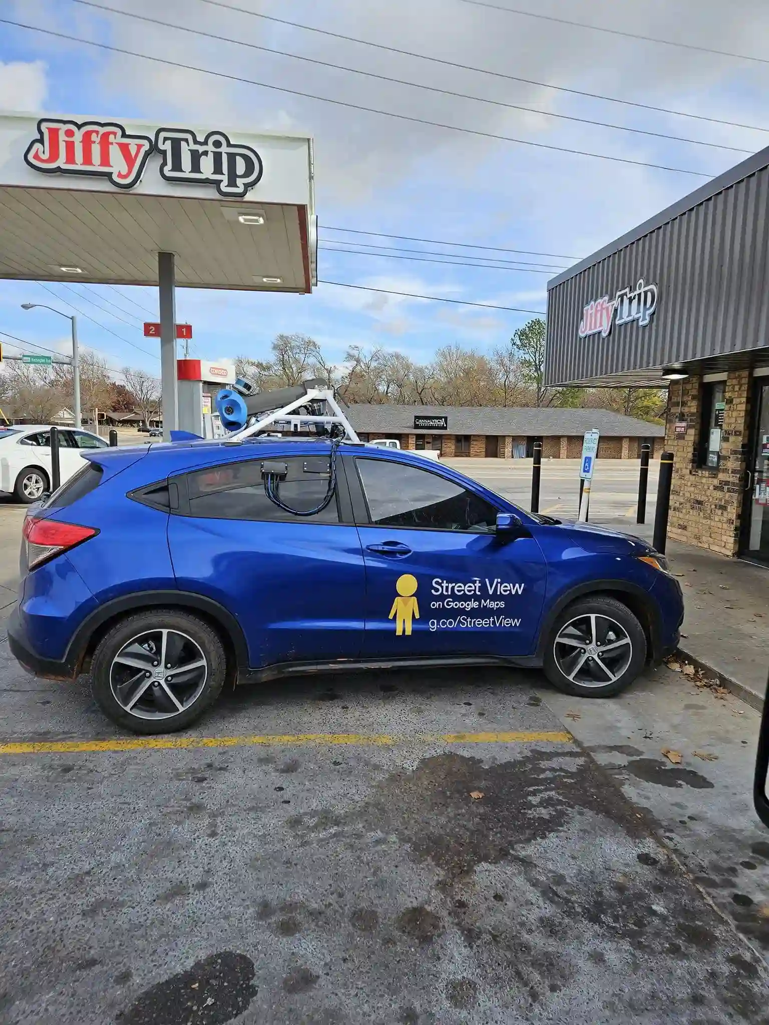 Picture of a Google Car spotted in Weatherford, Oklahoma, United States on December 13, 2024.