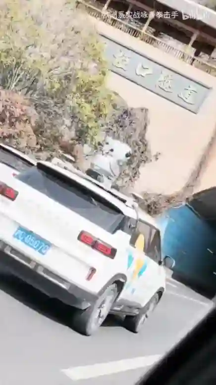 Picture of a Baidu Car spotted in Guiyang, Guizhou, China on March 29, 2024.