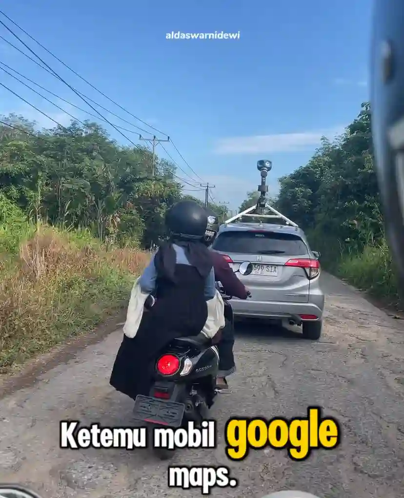 Picture of a Google Car spotted in Kayong Utara, West Kalimantan, Indonesia on December 13, 2024.