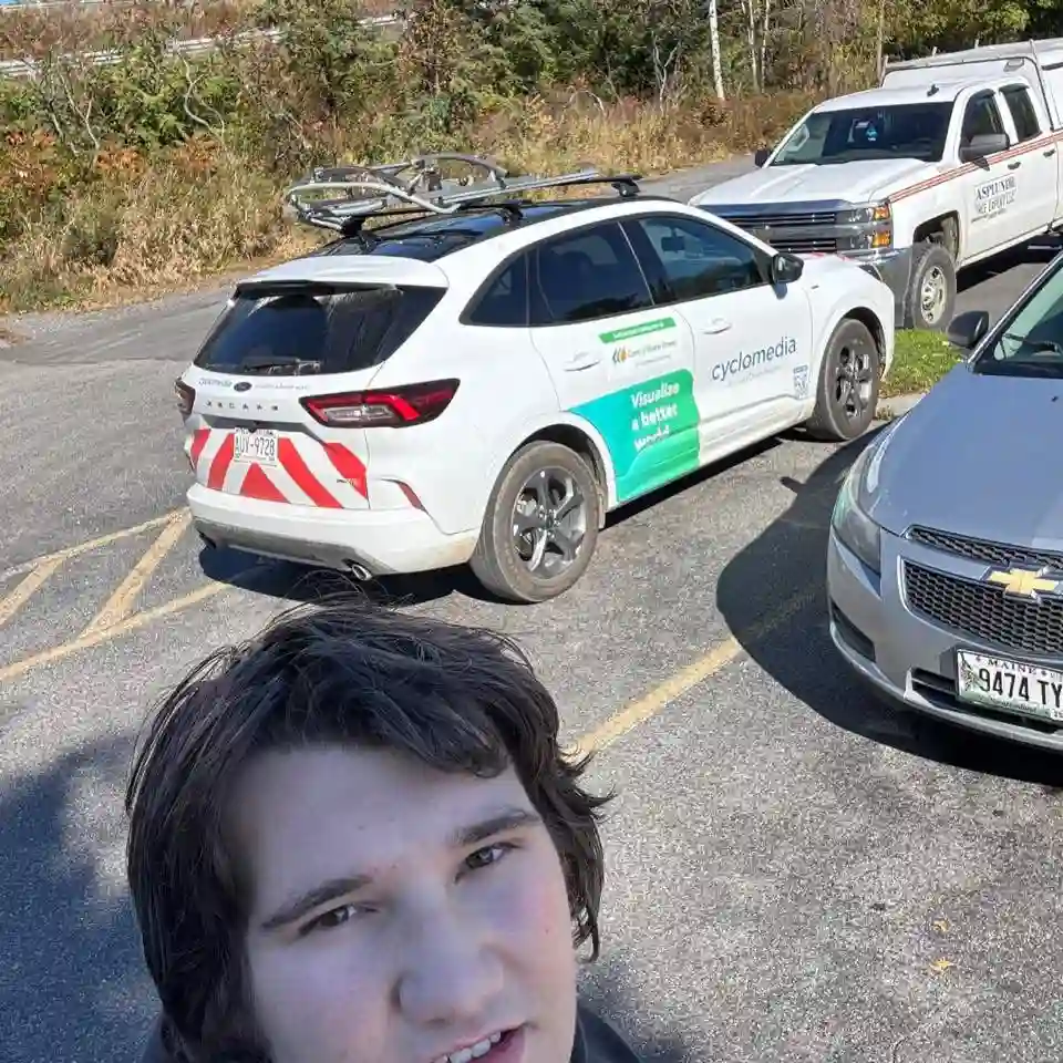 Picture of a Cyclomedia Car spotted in Waterville, Maine, United States on October 17, 2024.