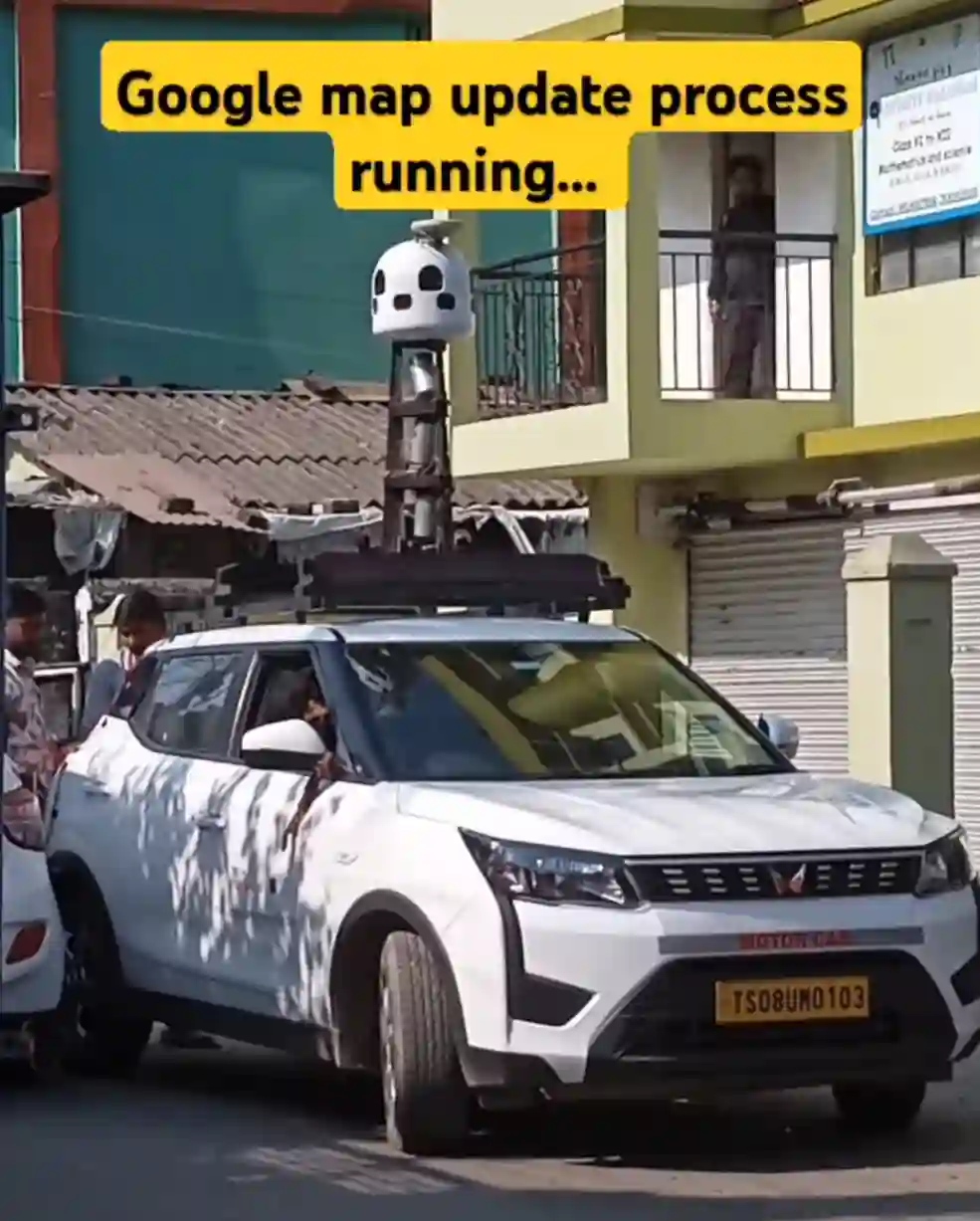 Picture of a Apple Car spotted in Siliguri, West Bengal, India on December 14, 2024.