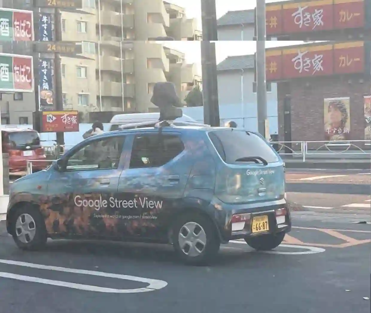 Picture of a Google Car spotted in Chofu, Tokyo, Japan on December 14, 2024.