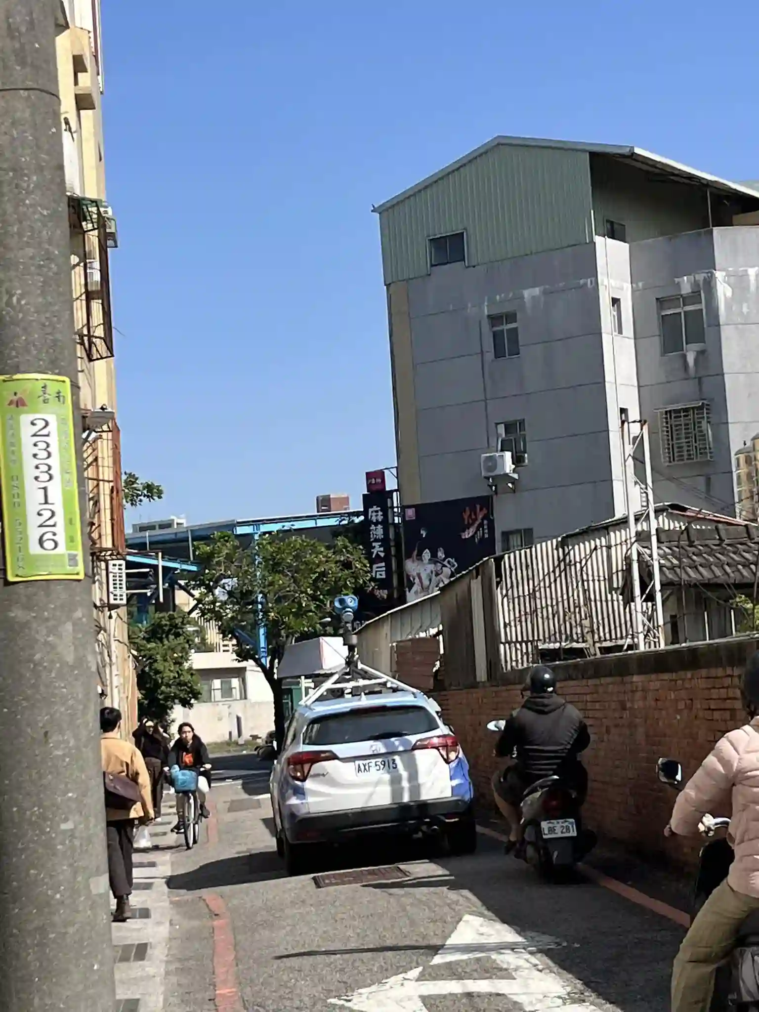 Picture of a Google Car spotted in Tainan, Tainan City, Taiwan on December 17, 2024.