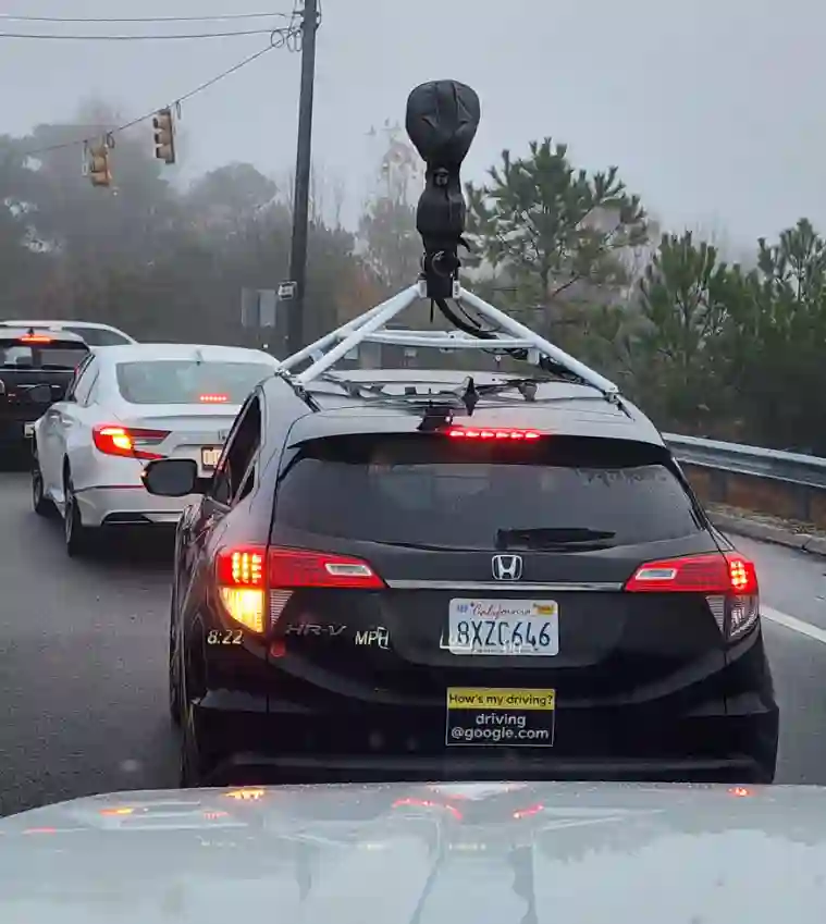 Picture of a Google Car spotted in Conway, South Carolina, United States on December 17, 2024.